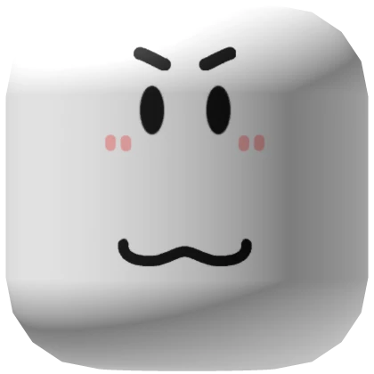 Mischievous Kitty Face Mask White