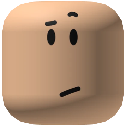 Confused Concern Face Mask Peach