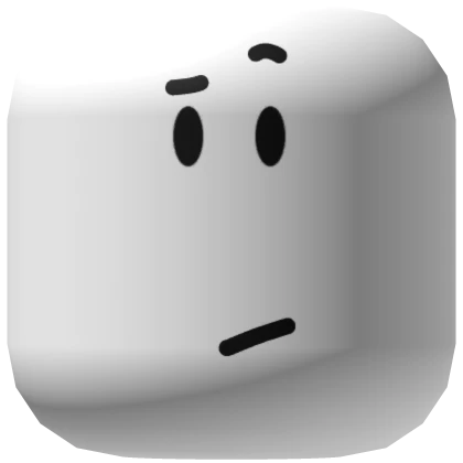 Confused Concern Face Mask White