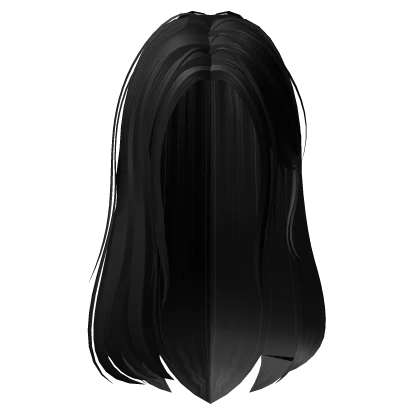 kawaii black preppy side hairstyle 