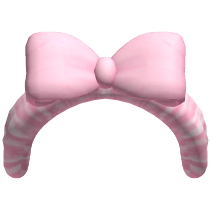 ♡ soft pink bow headband