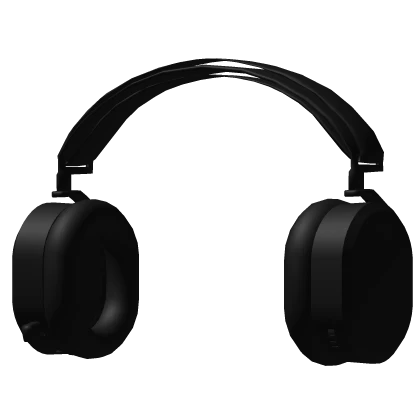 Modern Sleek Black Headphones