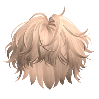 Blonde Messy Wavy Hair