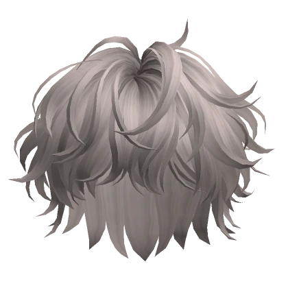 Ash Blonde Messy Wavy Hair