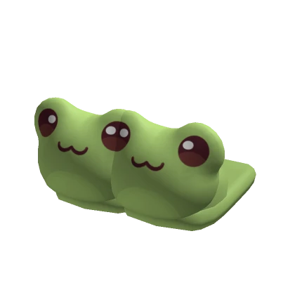 ♡ frog slippers