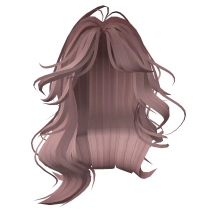 teddy pink wispy goddess layered waves