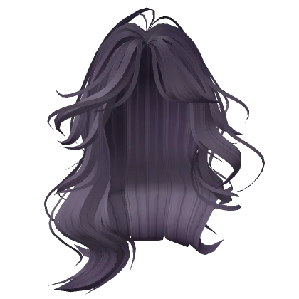 dark purple wispy goddess layered waves