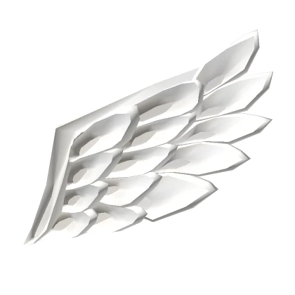 angel dual goddess winged headpiece (white)