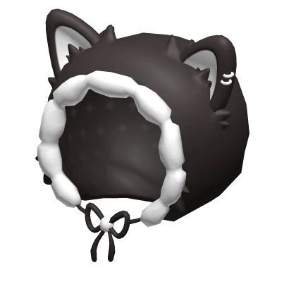 cute chocolate cat hood