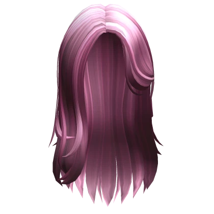 Shiny Pink Sunny Tucked Hair