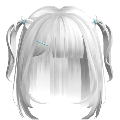 ♡ Kawaii white short mini twintails