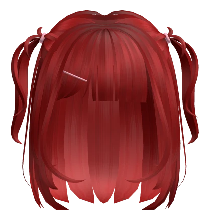 ♡ Kawaii red short mini twintails