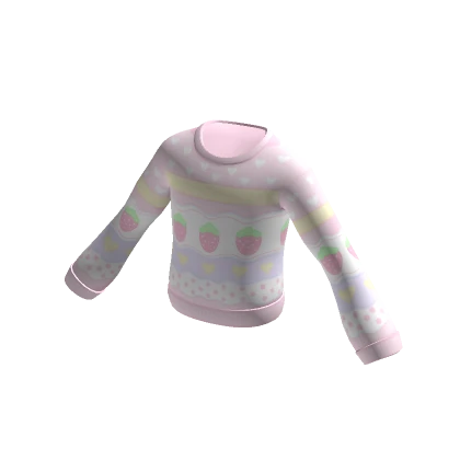 Kawaii Strawberry Sweater