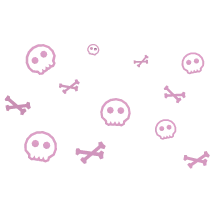 skull bones aura pink