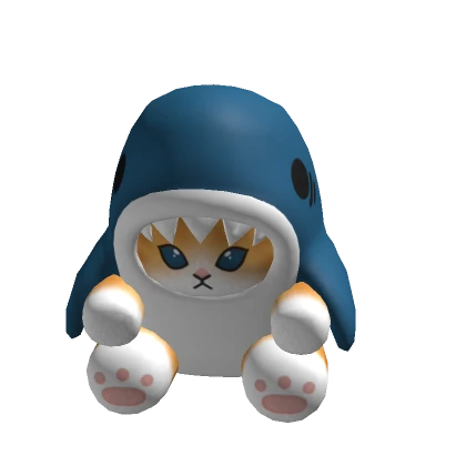 ♡ shark cat plushie