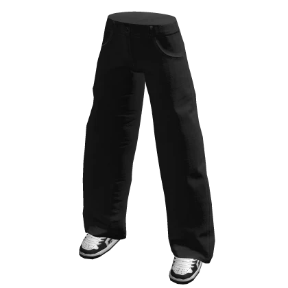 Black Baggy Fit Jeans