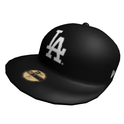 LA Black Fitted Cap