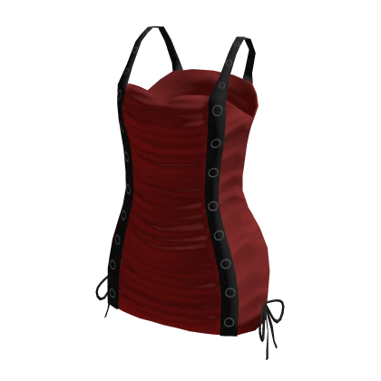 Red Y2K Dress