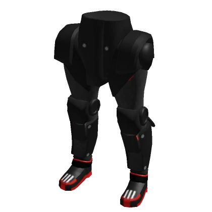 adidas Red and White on Black Mech Legs