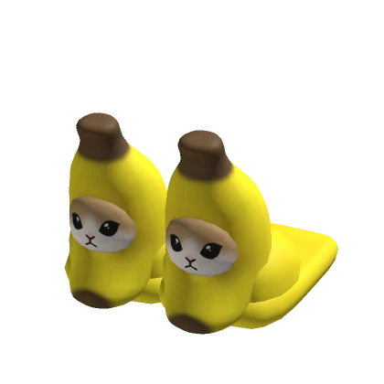 ♡ banana cat slippers