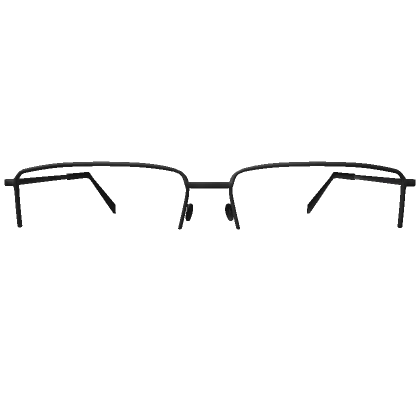 Half Frame Glasses -- Grey / Black