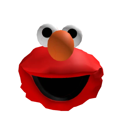 Red Meme Elmo Head