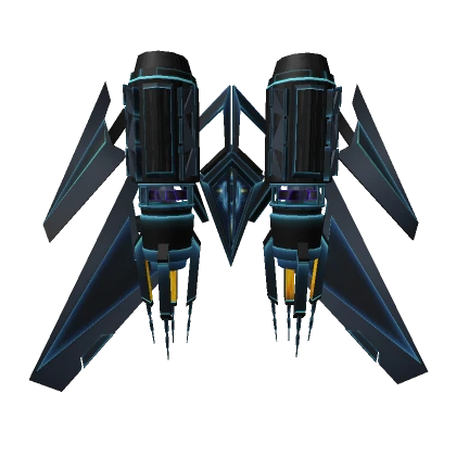 Closed Jetpack Wings Cyber Neon (HMR-V1)