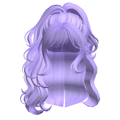 High Swirly Ponytail (Purple)