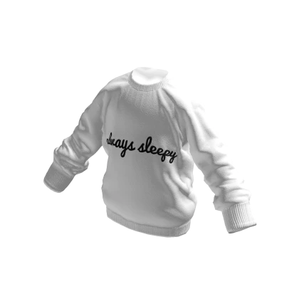 Always Sleepy Sweater White
