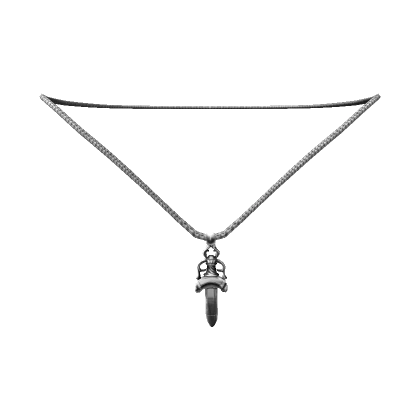 Chrome Ornamental Dagger Necklace [1.0]