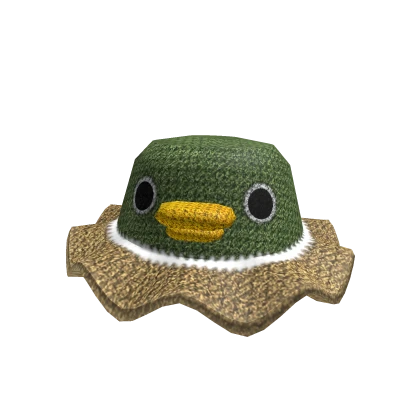 Duck Cozy Crochet Bucket Hat