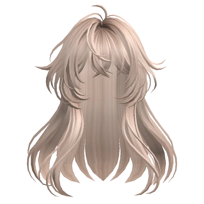 Anime Girl Hairstyle(Platinum Blonde)