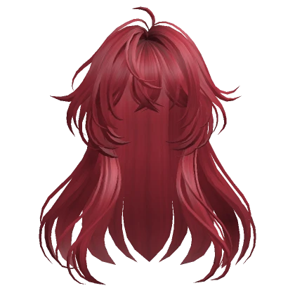 Anime Girl Hairstyle(Red)