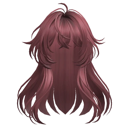 Anime Girl Hairstyle(Dark Pink)