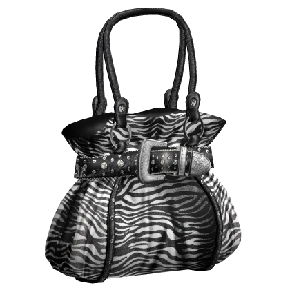 Luxury 2000s Zebra Print Bag 