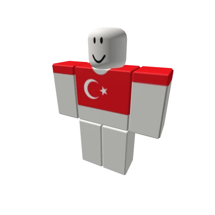 Turkey Flag Cropped Top