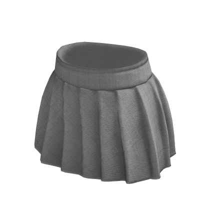 Gray Preppy Skirt