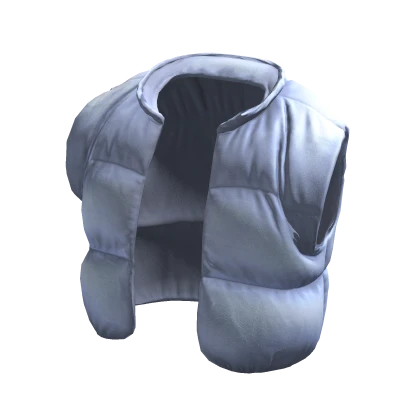 Baby Blue Cropped Puffer Jacket