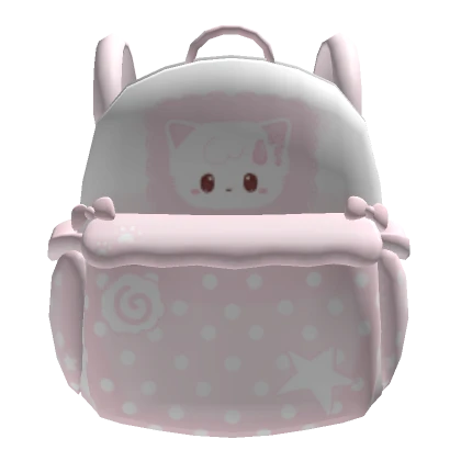 ♡ pink kawaii soft cutesy kitty backpack 3.0