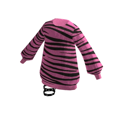 Cute Tiger Pink and black dress