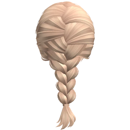 Single Soft French Braid (Blonde)