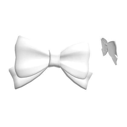 white bows