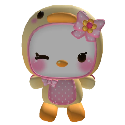 [3.0] cute kawaii pink duck backpack