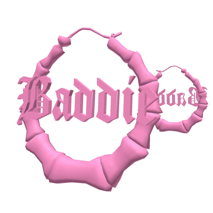 Pink Baddie Bamboo Earrings