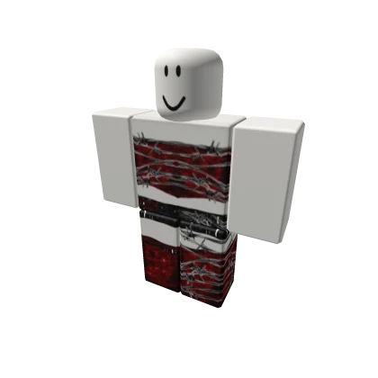 Matching red barbed socks set punk vamp emo dh ok