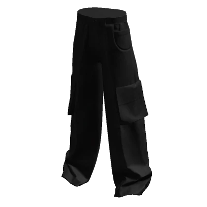 Baggy Black Cargo Pants