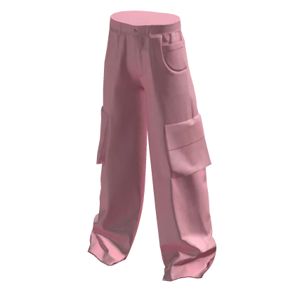 Baggy Pink Cargo Pants