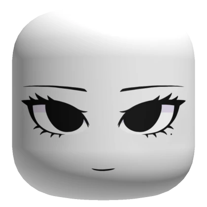 Tomie Eyes Face - White