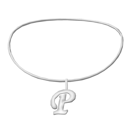 ꒰3.0꒱ MG initial necklace: P 