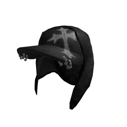 Black Pierced Hat and Hoodie [Thin]